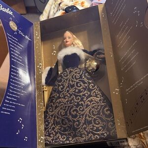 Barbie in Blue and Gold Gown